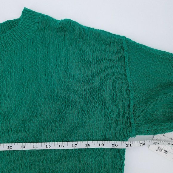 ^ Abound Drop Shoulder Knit Sweater - Green - Large - Picture 7 of 10